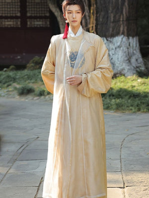 men's Hanfu, from traditional Chinese menswear to modern from Tang Dynasty traditional attire to Ming and Song Dynasty inspired Hanfu. Items such as scholar official Hanfu hats, Chinese court official attire, and royal traditional dress are prominently featured. This display also offers a glimpse into the evolution of Asian clothing, presenting pieces like casual Hanfu and Asian-inspired outfits.Hanfu patterns contributes to the journey through the history of male Chinese and Asian fashion