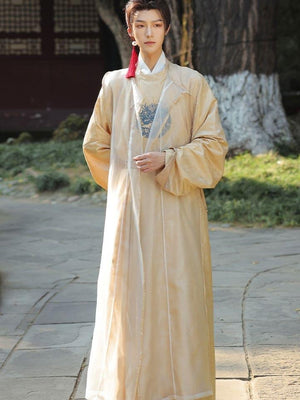 Unisex Gender Neutral | Golden Male&Female Hanfu - Yandan_Hanfu