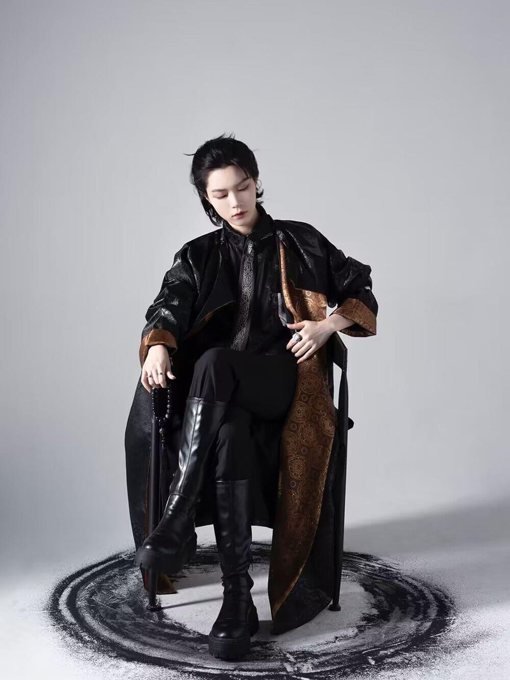 Unisex Black Hanfu Dress - Yandan_Hanfu