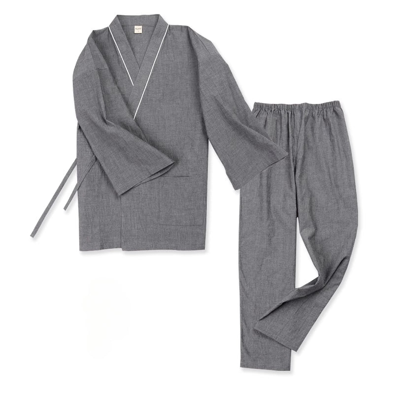 Frühling & Sommer antike reine Baumwolle Herren große Hanfu Pyjamas