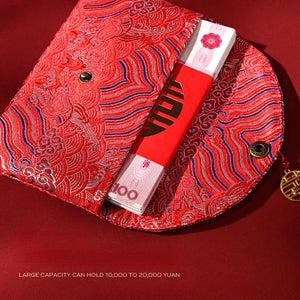 "Auspicious Cloud Congratulations" Chinese Wedding Big Red Envelope Hong Bao - Yandan_Hanfu