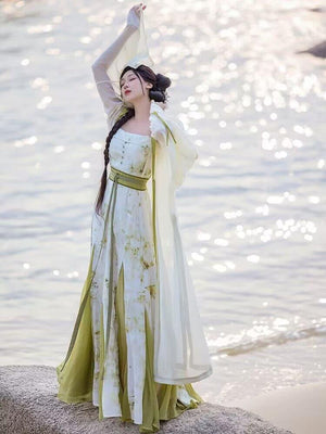 Green Modern Hanfu【青玉案】 - Yandan_Hanfu