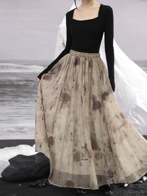 New Chinese style | suit women's early spring sweater fake two piece knitted black & red top - Yandan_Hanfu