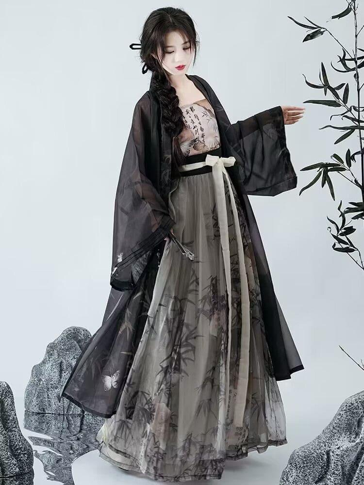 Modern Black Hanfu 【云寄锦书】 - Yandan_Hanfu