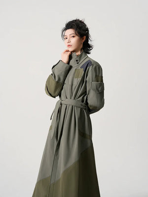 Authentic talan modern streetwear jacket windproof waterproof hanfu inspired outdoor gear standing front