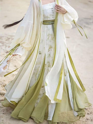 Green Modern Hanfu【青玉案】 - Yandan_Hanfu