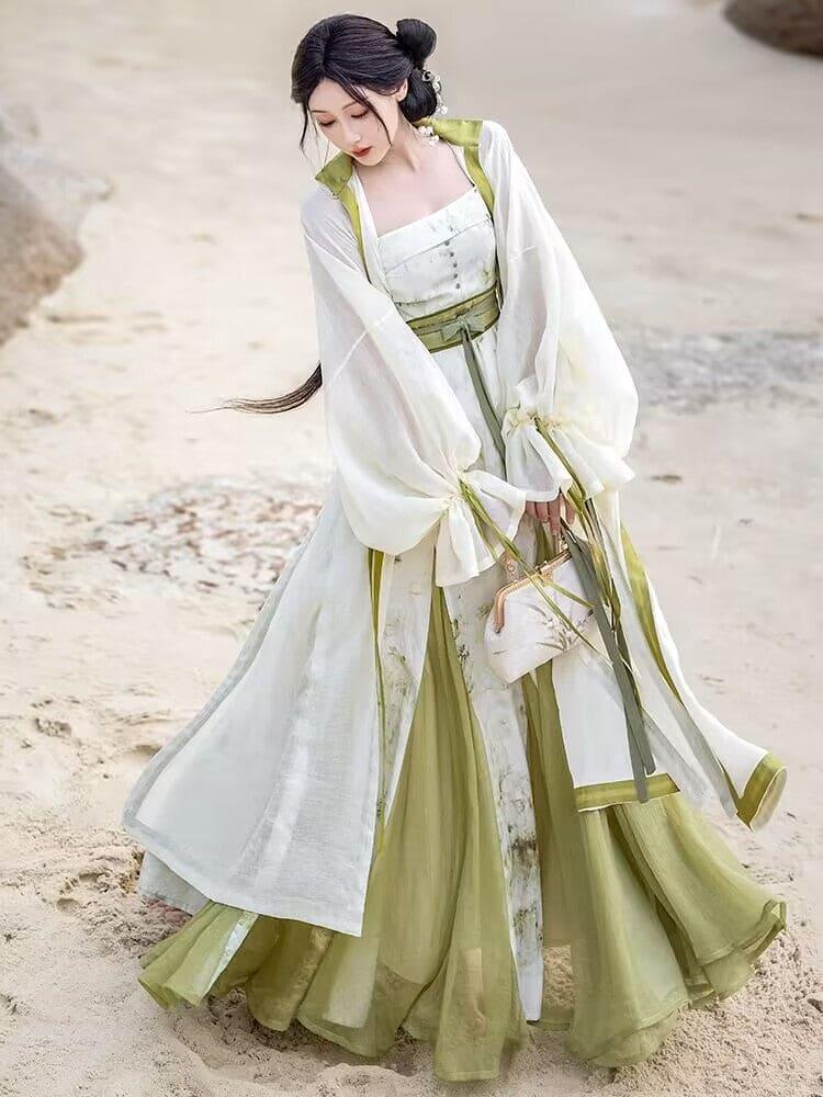 Green Modern Hanfu【青玉案】 - Yandan_Hanfu
