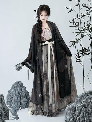 Modern Black Hanfu 【云寄锦书】 - Yandan_Hanfu
