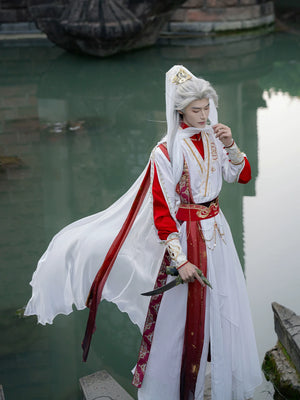 Ember shu fairy wuxia guest hanfu shu si embroidered luo yi national style film television ancient men women spring summer