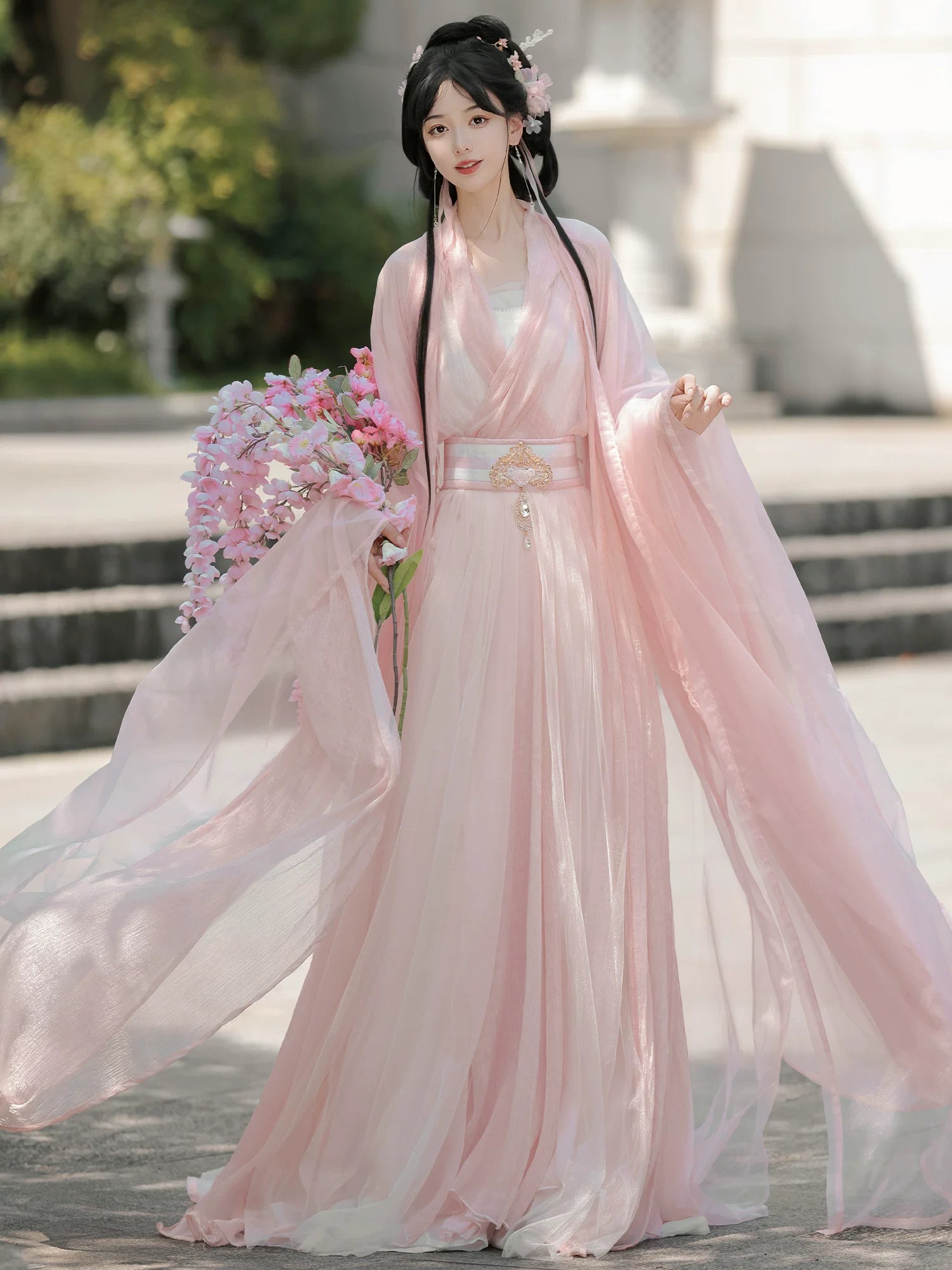 Rolling Moon Wei Jin Style Hanfu Set