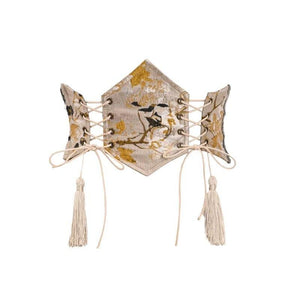 Spring Dragon Festival, Chinese national style disc buckle slim fish tail long slit cheongsam dress - Yandan_Hanfu