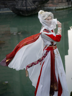 National style film television hanfu shu si embroidered luo yi shu ming ember fairy wuxia men women spring summer