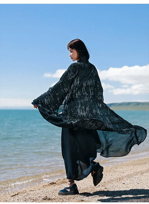 Super fairy autumn three-piece Hanfu antique jacket Chinese suit women's clothing - Yandan_Hanfu