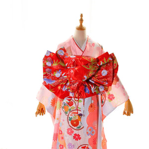 Kimono belt, swinging sleeve kimono flower knot, big three-leaf shaped bow with belt bag belt, geisha shaped belt. - Yandan_Hanfu