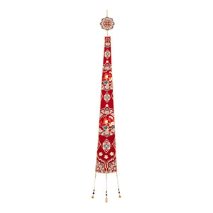 Authentic Tang-Style Bridal Hanfu – Custom Embroidered Red Gown with Flowing Grand Sleeves - Yandan_Hanfu