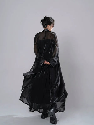 Song Dynasty | Summer Hanfu black dress, Top & Skirt - Yandan_Hanfu