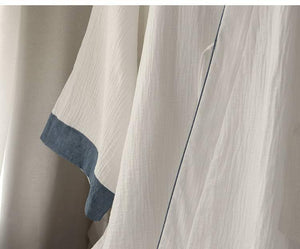 Chinese style white Hanfu robe homewear pajamas pajamas pure cotton - Yandan_Hanfu