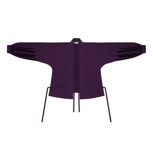 Ming style Hanfu aircraft sleeve top, dark purple gradient horse face skirt - Yandan_Hanfu