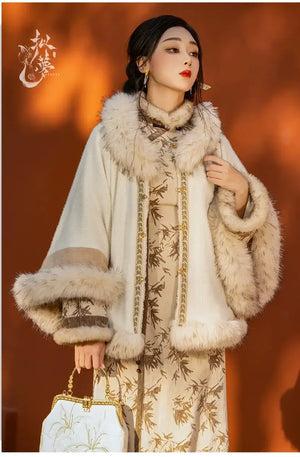 Cheongsam Mao autumn and winter daily Hanfu - Yandan_Hanfu