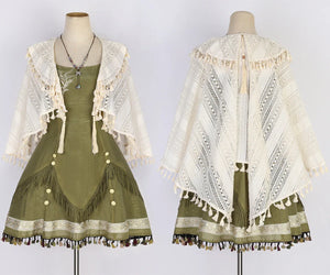 Chinese style cicada Mori exquisite cape Han element sweet Lolita Hanfu - Yandan_Hanfu