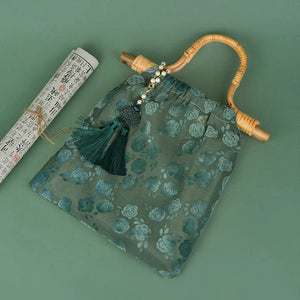 Green Bamboo Cheongsam Bag - Yandan_Hanfu