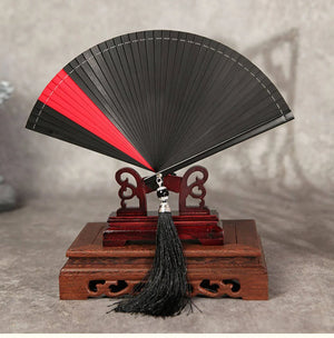 Folding fan female dance fan Hanfu Chinese style full bamboo fan - Yandan_Hanfu