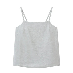 White Dew: Bamboo Shadows & Swallow Whispers – Jin-Style Hanfu Set | Tencel Pleated Robe with Rayon Camisole and Flowing Skirt - Yandan_Hanfu