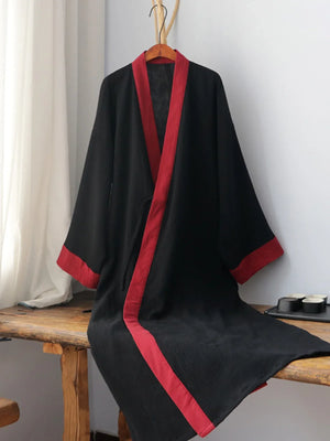 Chinese Style Cotton Robe men&women - Yandan_Hanfu