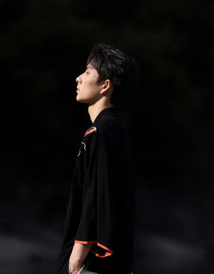 Chinese style cotton and linen retro Hanfu spring and summer Tang suit man - Yandan_Hanfu