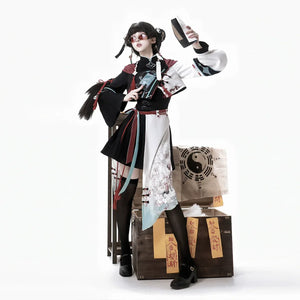 【Walk with Spirits】New Chinese Lolita Outfit – Han-Inspired Top and Skirt Duo - Yandan_Hanfu