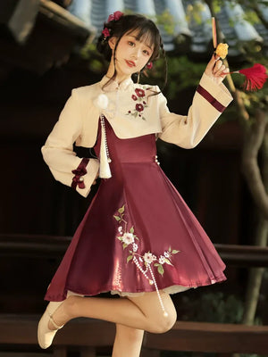 Camellia about lolita Chinese style cheongsam - Yandan_Hanfu