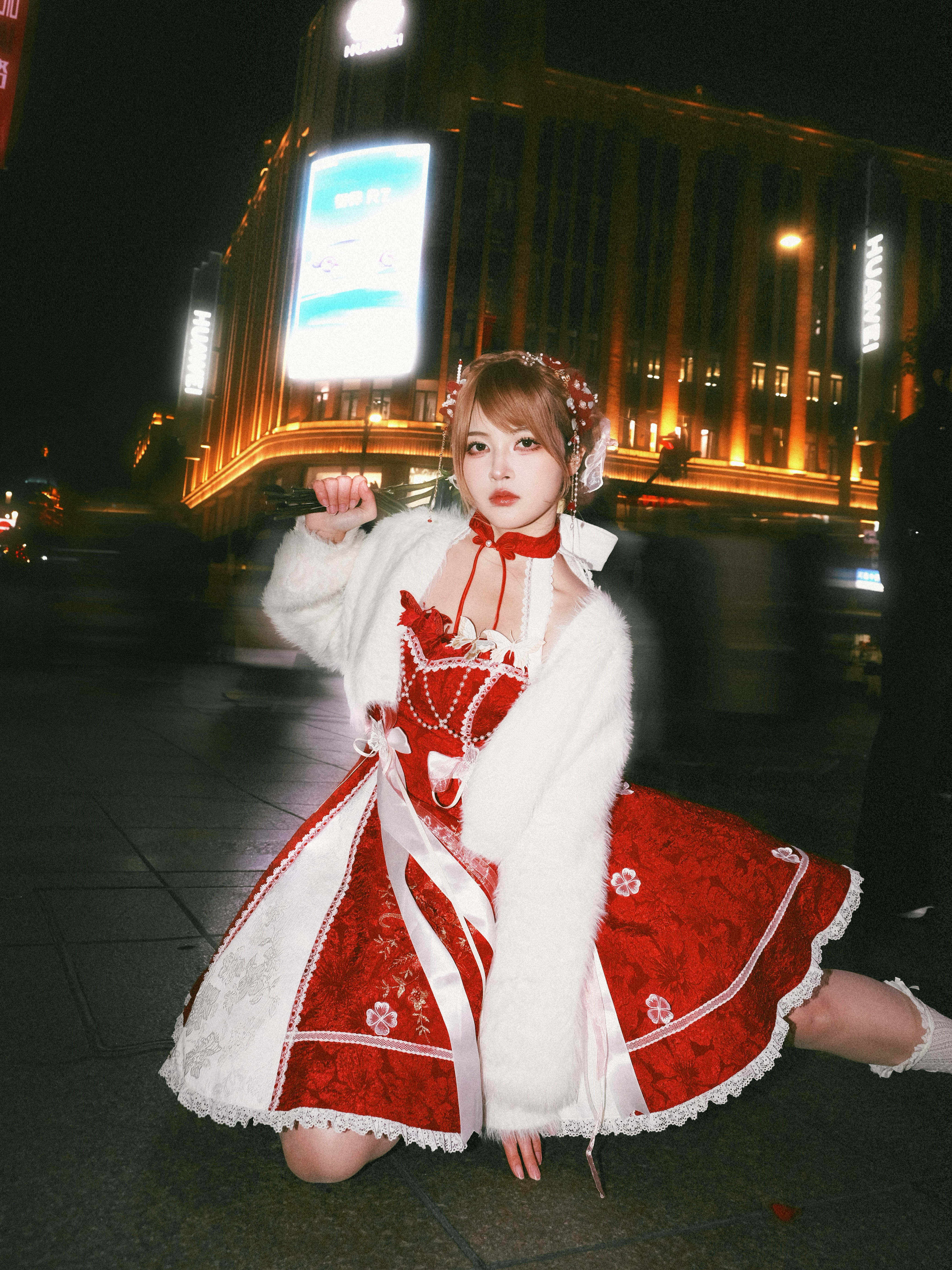 Chinese style pink lolita hanfu drunk fuchu Xiaoshan Qing Guofeng Han element dress