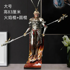 Monkey King Ornament Black Myth Tabletop Sculpture - Yandan_Hanfu