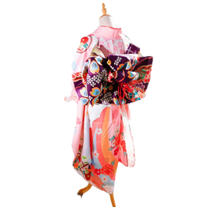 Kimono belt, swinging sleeve kimono flower knot, big three-leaf shaped bow with belt bag belt, geisha shaped belt. - Yandan_Hanfu