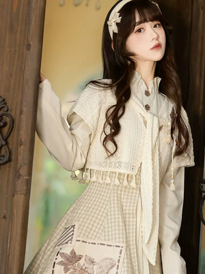 Autumn Harvest – New Chinese Style Hanfu-Inspired Set | Dress Outfit for Fall - Yandan_Hanfu