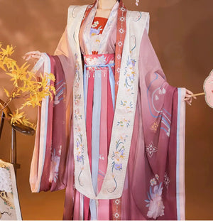 Embroidery Song-made Xiacheng Five-piece Summer Set - Yandan_Hanfu