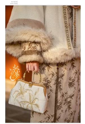 Cheongsam Mao autumn and winter daily Hanfu - Yandan_Hanfu