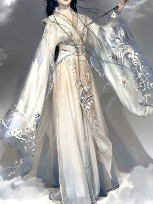 Hanfu female Ji Yue Yao Guang Wei Jinfeng embroidery fairy ancient costume Han element super fairy suit - Yandan_Hanfu