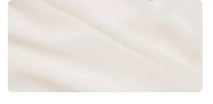 Blue collar shirt versatile beige top, lantern sleeve retro horse skirt - Yandan_Hanfu