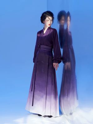 Discover a Purple modern hanfu with elegant hanfu sleeves, a stylish hanfu jacket, and timeless charm. Perfect for princess hanfu dress, fairy hanfu dress, or casual hanfu, it suits every hanfu woman. Pair with a hanfu shirt or wear it as a modern hanfu dress. Inspired by Ming Dynasty hanfu, it’s ideal for hanfu cosplay or as a cozy winter hanfu. Visit our hanfu shop for the best modernised hanfu and authentic blue hanfu.