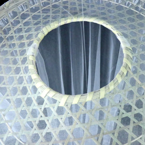 Antique-Style COS Bamboo Hat with Immortal Curtain Veil - Sun Protection & Shading for Ladies in Ancient Hanfu - Yandan_Hanfu