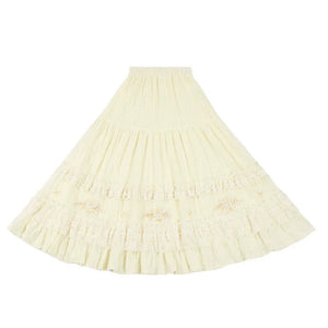 Enamel Elegance – Modern Hanfu Women's Autumn Set | Ming-Style Tieli with Sheer Overlay Skirt in Tencel - Yandan_Hanfu