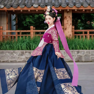 Korea Yanji Princess Court Hanbok - Yandan_Hanfu