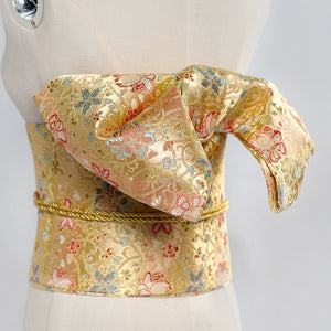 Japanese kimono waist seal Yukata belt gorgeous brocade bow belt styling knot waist seal