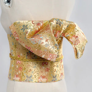 Japanese kimono waist seal Yukata belt gorgeous brocade bow belt styling knot waist seal - Yandan_Hanfu