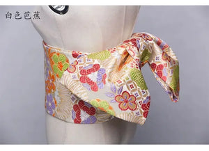 Japanese kimono waist seal Yukata belt gorgeous brocade bow belt styling knot waist seal - Yandan_Hanfu