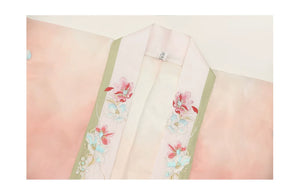 【Petals in the Breeze】Song-Style Hanfu Set with Short-Sleeve Beizi – Everyday Spring Elegance - Yandan_Hanfu