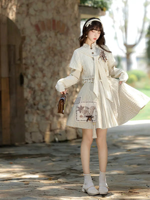 Autumn Harvest – New Chinese Style Hanfu-Inspired Set | Dress Outfit for Fall - Yandan_Hanfu