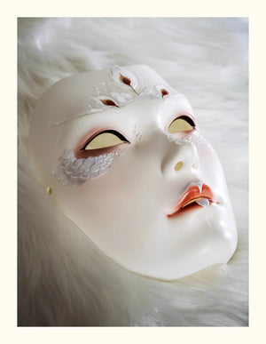 Soul Crop Antique Mask Full Face Adult Handsome Male Emperor - Yandan_Hanfu