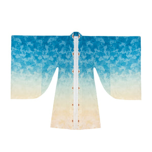 Authentic Tang-Style Bridal Hanfu – Custom Embroidered Red Gown with Flowing Grand Sleeves - Yandan_Hanfu